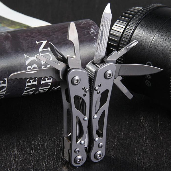 S Mini Pliers 9 in 1 Multifunctional Outdoor Camping Toolkit with Nylon Sheath - CBXMall.com | Best Prices ➤ Fast DELIVERY | ✈ Free Standard Shipping over 100+ Countries Worldwide