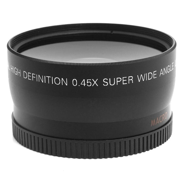 Macro Lens And Wide-Angle Lens 0.45x 58mm + Lens Pouch