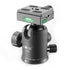 Gliese Heavy Duty Camera Tripod Ball Heads mount With 1/4 Arca Quick Shoe Plate