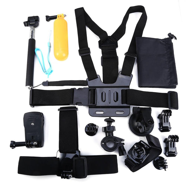 13 in 1 Outdoor Sports Action Camera Accessories Kit for Hero