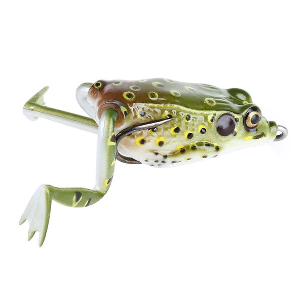 Freshwater Ray Frog Fishing Lure Hooks Fish Bait Tackle 