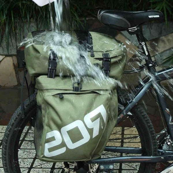 Roswheel 37L Water Resistant Durable 3 in 1 Bicycle Rear Pannier Bag