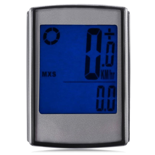 Water Resistant Wireless Cycle Computer Speedometer with LCD Backlight