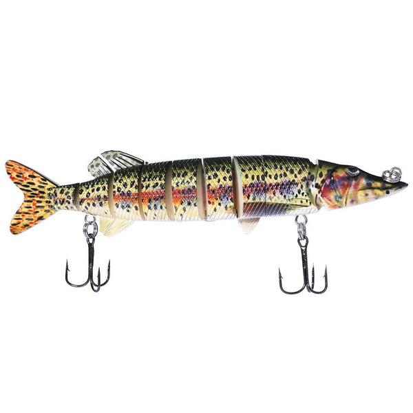 Proberos Outdoor Artificial 9 Sections Big Pike Fishing Lure