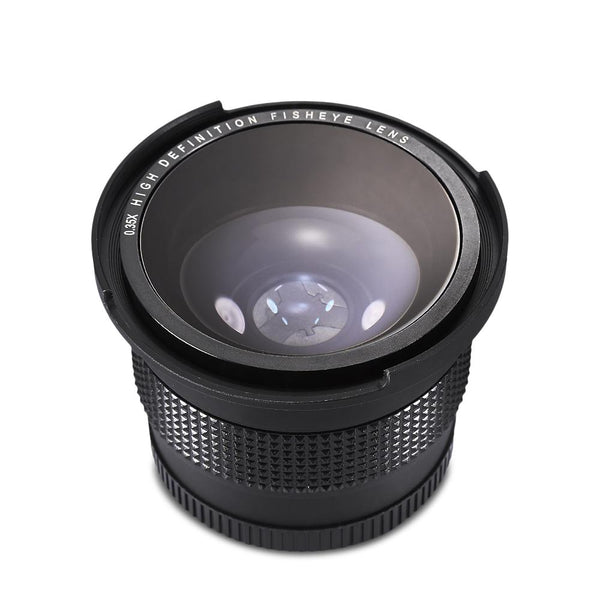 52MM 0.35X Fixed Fisheye Wide Angle Lens