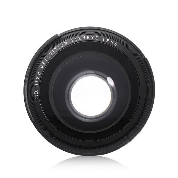 52MM 0.35X Fixed Fisheye Wide Angle Lens