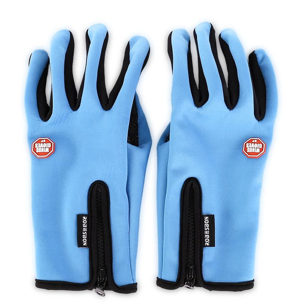 Robesbon Paired Unisex Outdoor Bicycle Screen Warm Riding Gloves