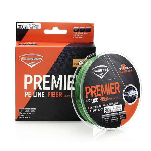Proberos Strong 300M 8 Strand Weave PE Braided Fishing Line