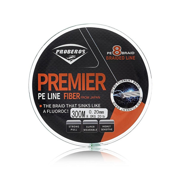 Proberos Strong 300M 8 Strand Weave PE Braided Fishing Line
