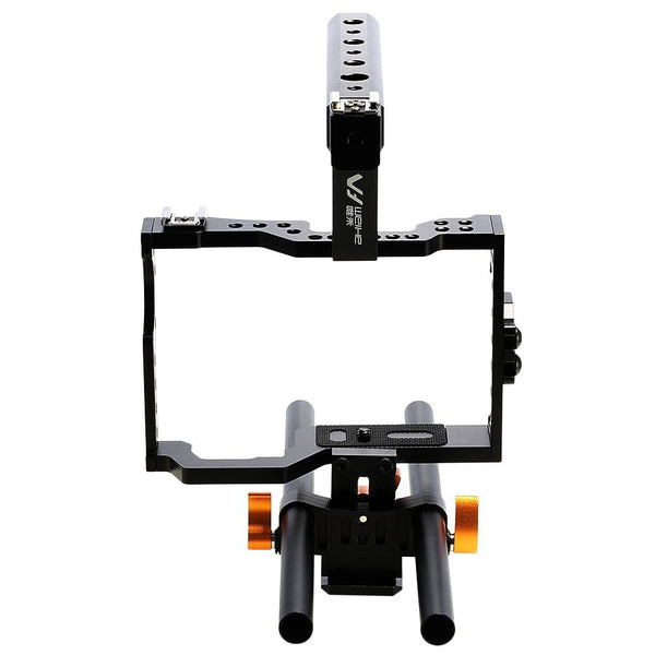 WEIHE DSLR Camera Video Cage Stabilizer Rig for A7S / A7 / A7R / a7