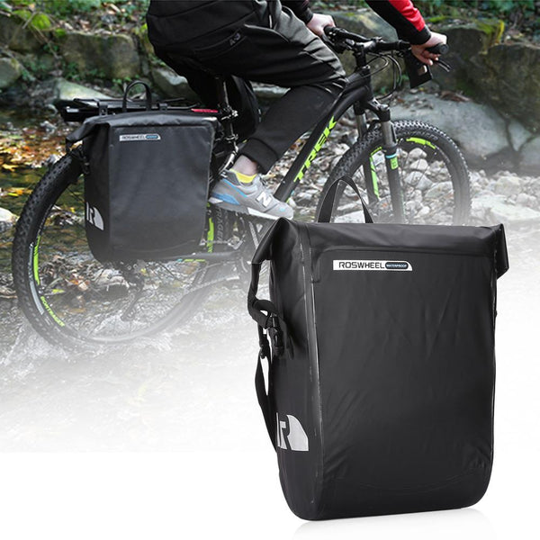 ROSWHEEL Water Resistant Bike Rear Frame Tube Bag Pouch