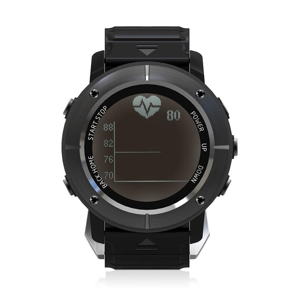 UW80C Male Sports Digital Watch Heart Rate Monitor SOS GPS