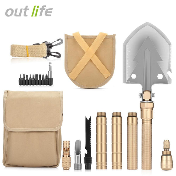Outlife Military Folding Shovel with Carrying Bag Army Multi-tools for Camping - CBXMall.com | Best Prices ➤ Fast DELIVERY | ✈ Free Standard Shipping over 100+ Countries Worldwide