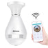 Alfawise JD - T8610 - Q2 360 Degree Wireless WiFi IP Camera LED Bulb Cam Home Security System