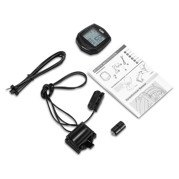 SunDing SD - 581A Wired Bike Computer Bicycle Accurate Speedometer