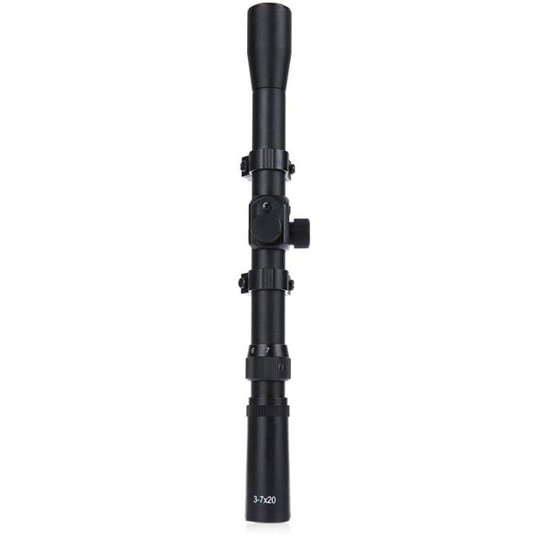 3 - 7 x 20 Outdoor Hunting Telescopic Sniper Scope Sight Riflescope with 11MM Rail Mount - Hunting Gun Accessories