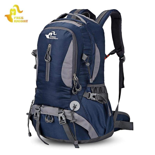 30L Climbing Camping Hiking Backpack - PURPLISH BLUE - Sports Bags