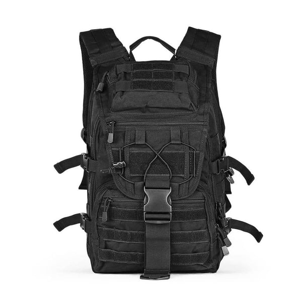 35L Military Tactical Backpack Sport Outdoor for Hunting Camping Trekking - BLACK - Hiking Backpacks