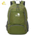 35L Nylon Folding Ultra Light Water Resistant Backpack for Camping Hiking - GREEN - Hiking Backpacks