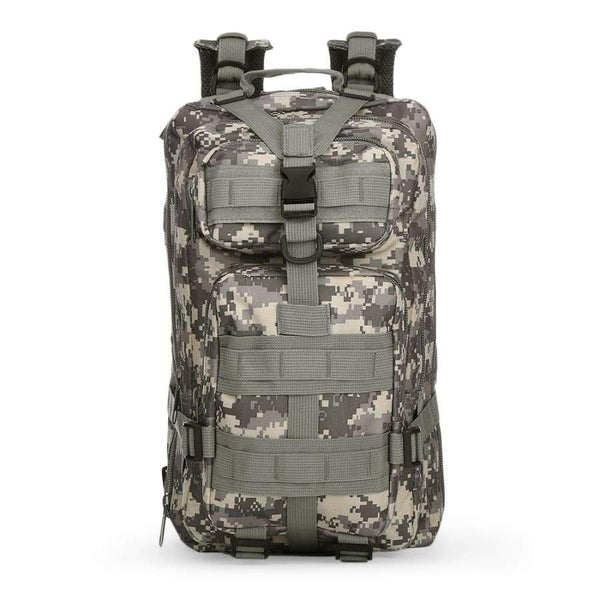 3P Military 30L Backpack Sports Bag for Camping Traveling Hiking Trekking - ACU CAMOUFLAGE - Sports Accessories
