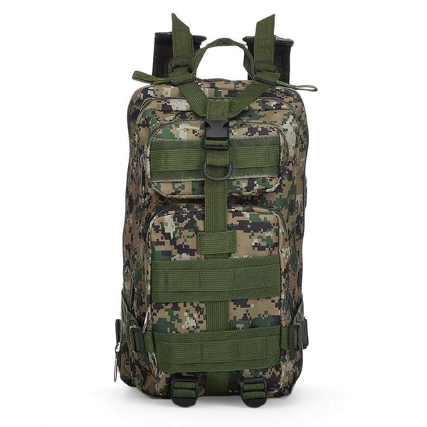 3P Military 30L Backpack Sports Bag for Camping Traveling Hiking Trekking - DIGITAL JUNGLE CAMOUFLAGE - Sports Accessories