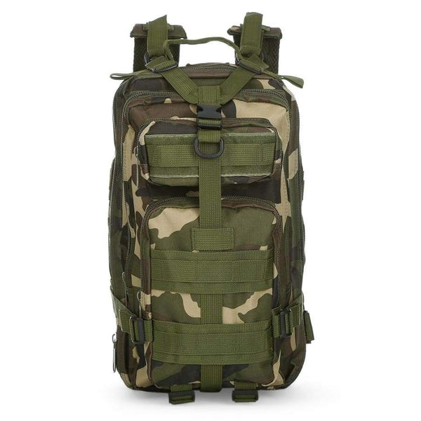 3P Military 30L Backpack Sports Bag for Camping Traveling Hiking Trekking - JUNGLE CAMOUFLAGE - Sports Accessories