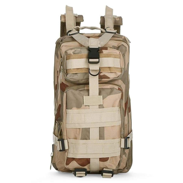 3P Military 30L Backpack Sports Bag for Camping Traveling Hiking Trekking - THREE SAND CAMOUFLAGE - Sports Accessories
